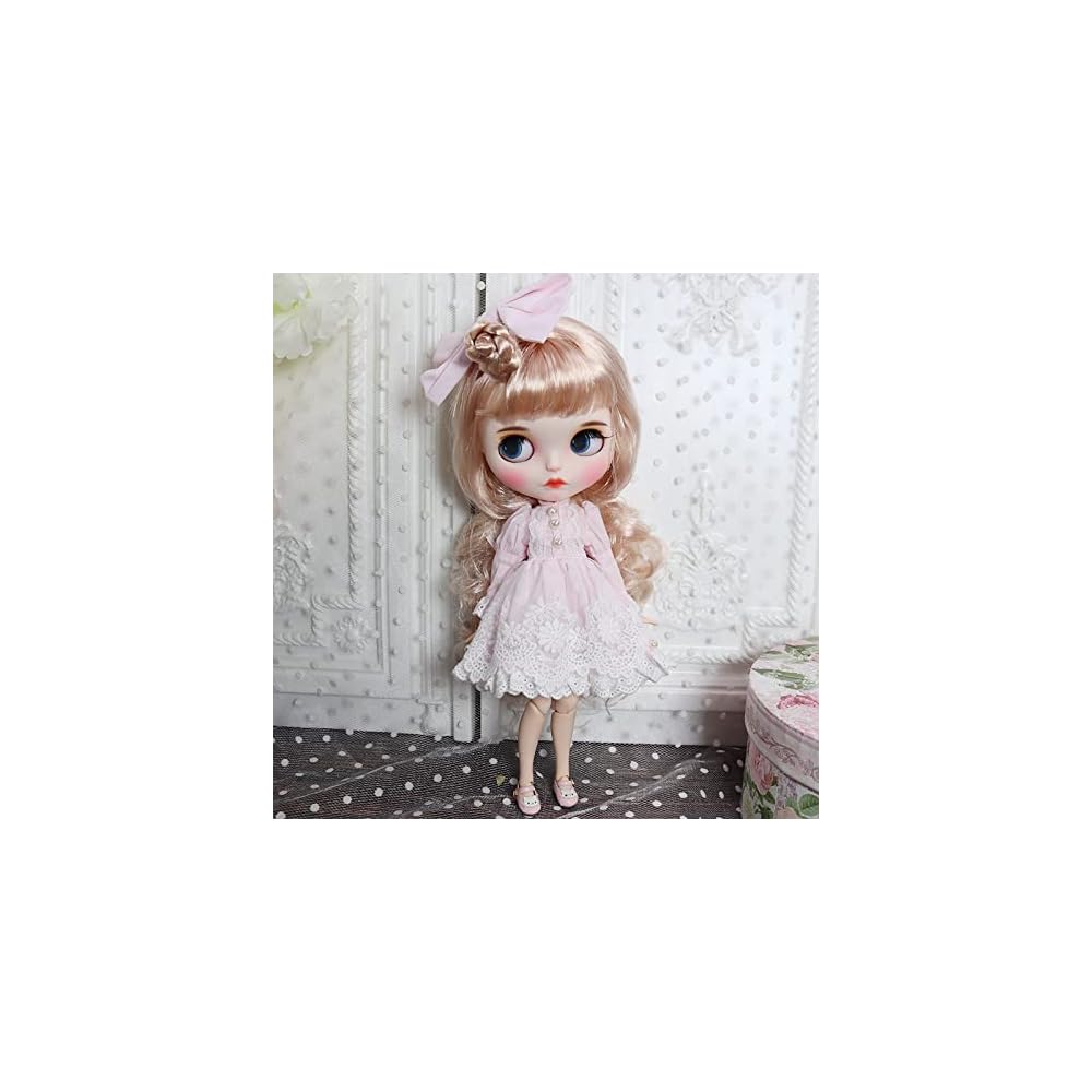 ICY Fortune Days Doll Clothes Pink Skirt 1/6 Scale Dress Accessories for Blythe Obitsu 24 Licca Dolls
