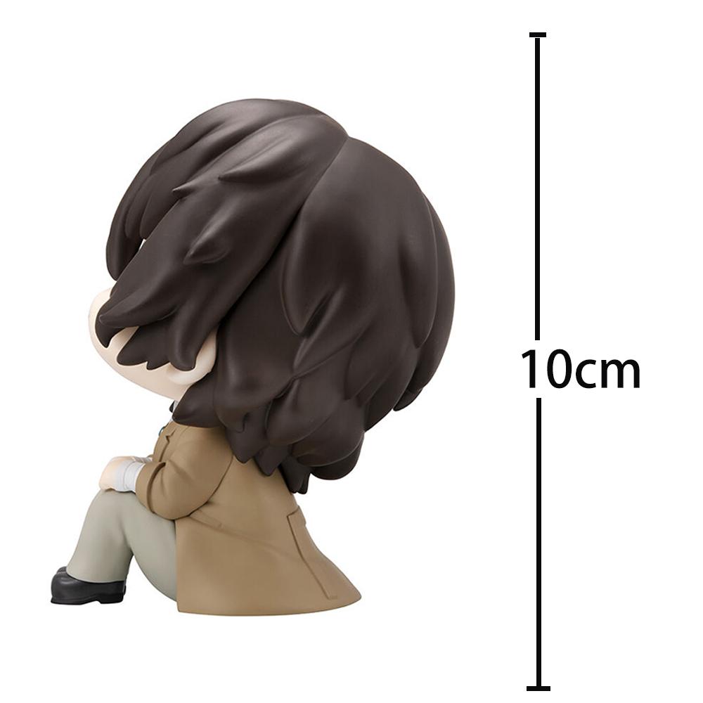 Anime BSD Figure Kawaii Dazai Osamu Action Figure Q Edition Nakajima Atsushi Figurine PVC Model Collection Doll Anime Toys Gift
