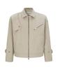 Ungimmick Cropped Trench Jacket (Ivory)