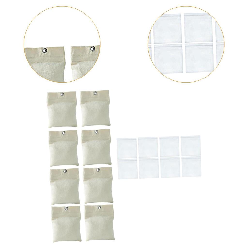 8Pcs Outdoor Curtain Weights Sandbags Professional Easy to Use Reusable Heavy Duty with