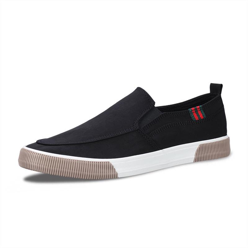 Spring Men's Breathable Slip-on Canvas Shoes - Casual Low-top Fashion for Daily Wear