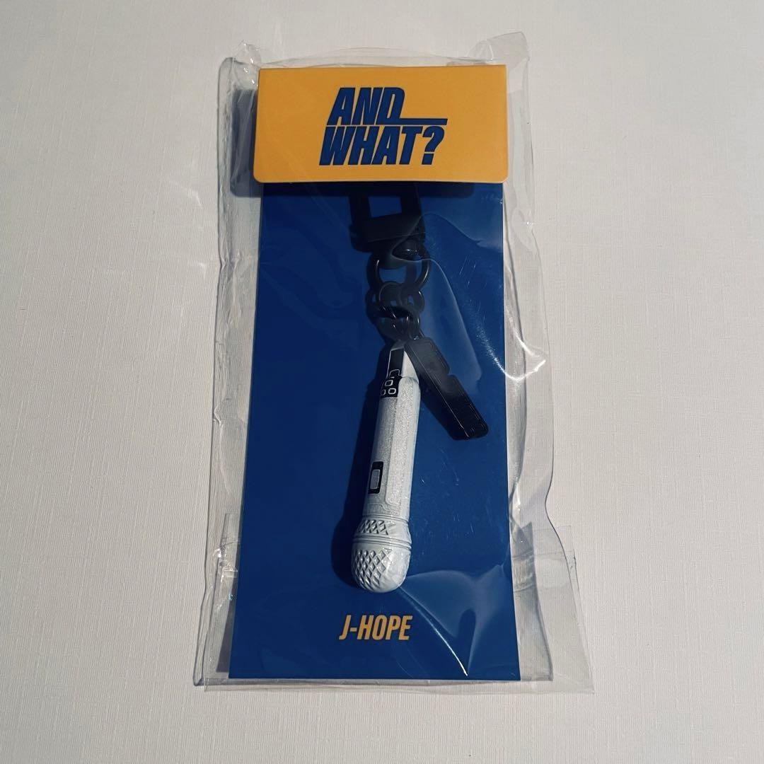 

[USED] J-HOPE AND_WHAT Hobby Microphone Keychain