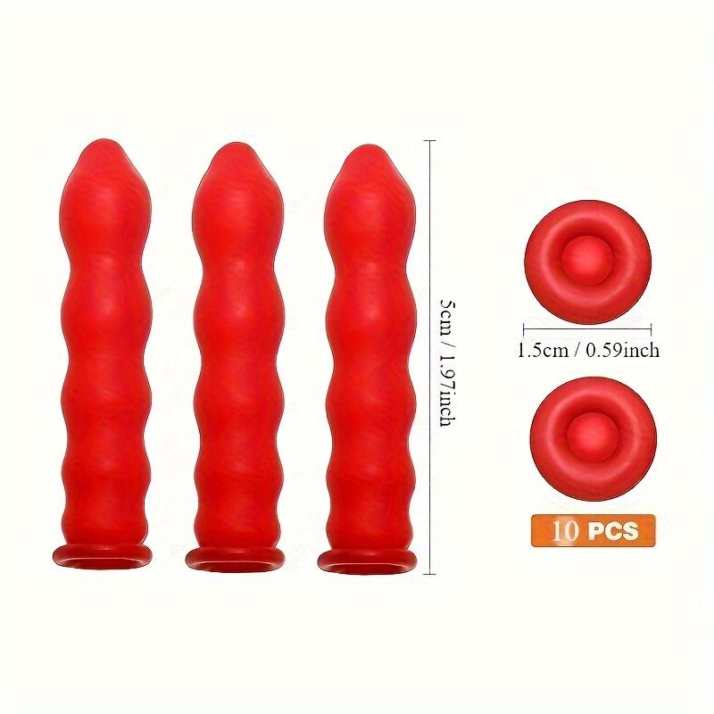 10-Pack Caulking Cap Set, Silicone Caulk Saver Tool, Reusable Caulking Tube Sealing Caps, Rubber Caulk Storage Cover