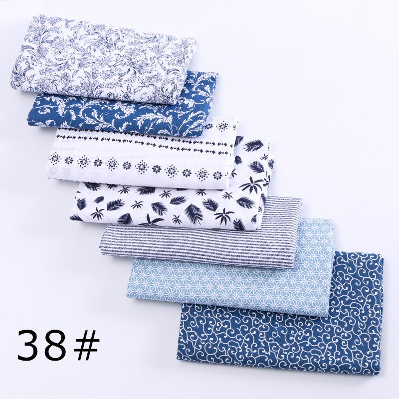 24 x 25 cm bavlněná tkanina s potiskem Látka na šití prošívané tkaniny pro patchwork vyšívání Příslušenství pro ruční výrobu