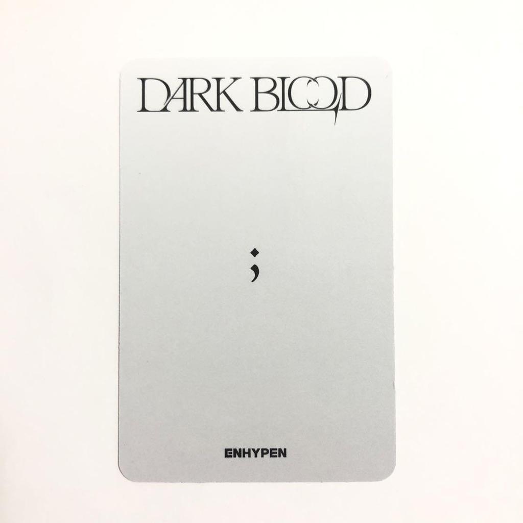 [USED] ENHYPEN Jake Lakidro Trading Card DARKBLOOD shopee