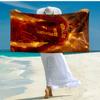 CRF 7 Fashion Beach Towel: Ideal for Summer Adventures, Soft, absorbent and quick drying, suitable for swimming and bathing