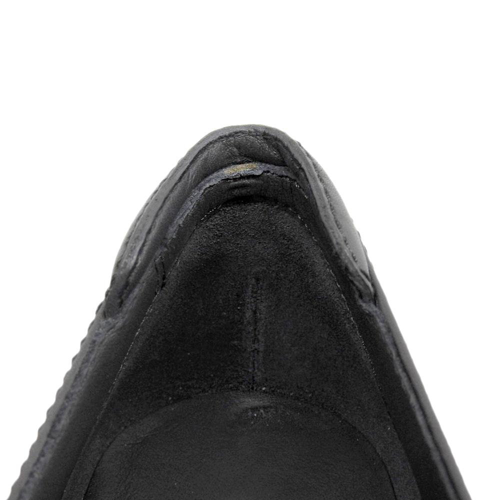 MIUMIU Women's platform leather loafers, black, size 41, 5D684D shoes 41 blackUsed