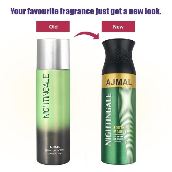 Ajmal Nightingale Deodorant Citrus Fragrance 200 Ml Casual Wear for Men & Women + 2 Parfume Testres Free