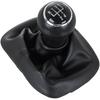 VW Lupo 98-05 ZWARTE Versnellingspookknop + Plooiband 12mm Gat