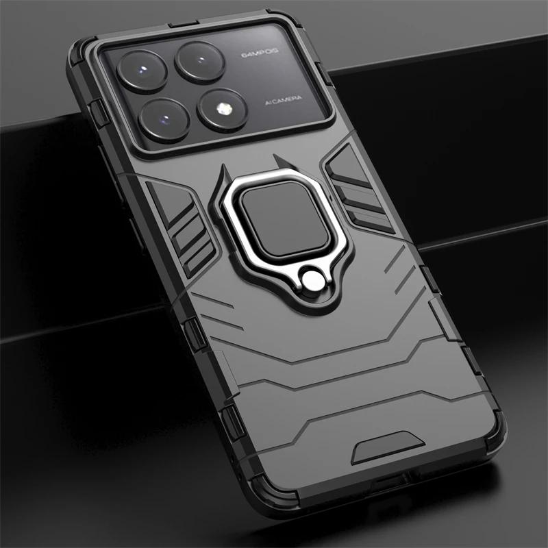 Magnetic Ring Kickstand Phone Case For Xiaomi 14T Pro Armor Bumper Shockproof Back Cover For Xiaomi mI 13T Pro 12T 11T Pro