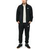 Nike Logo Print Zip-Up Collar Long Sleeve Jacket Men Jacket Black FB7352-010