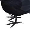Creepy Bird Prop for Parties Realistic Crows Figurine, Lifelike Feathered Raven Statue Haunted House, Scary Simulated Crow Figurine Halloween