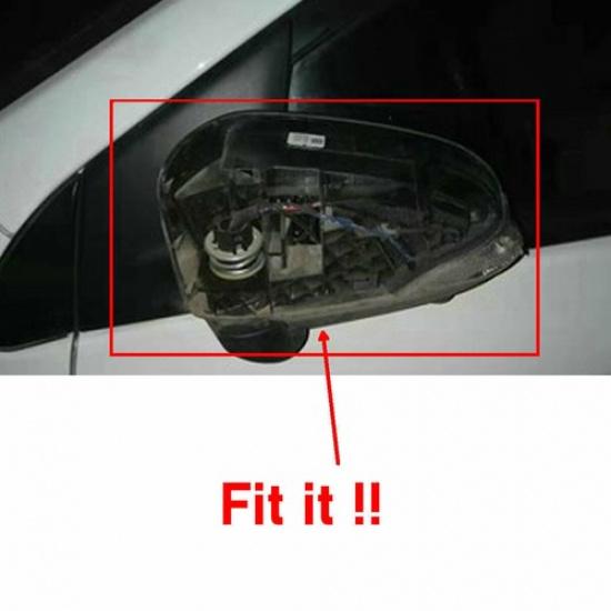1pcs Left For Toyota Corolla 2014-2018 Silver Car Side Mirror Cover Cap ABS Trim