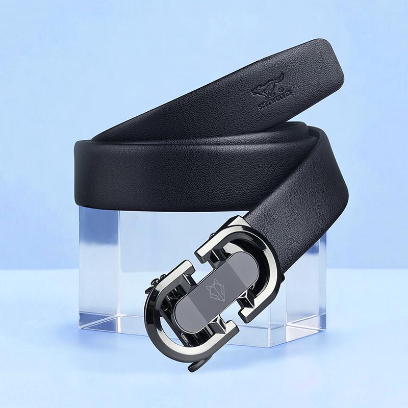 Septwolves Men's Automatic Buckle Leather Belt