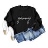 Women's Loose Fit Long-Sleeve Round Neck Casual Fashion Sweatshirt