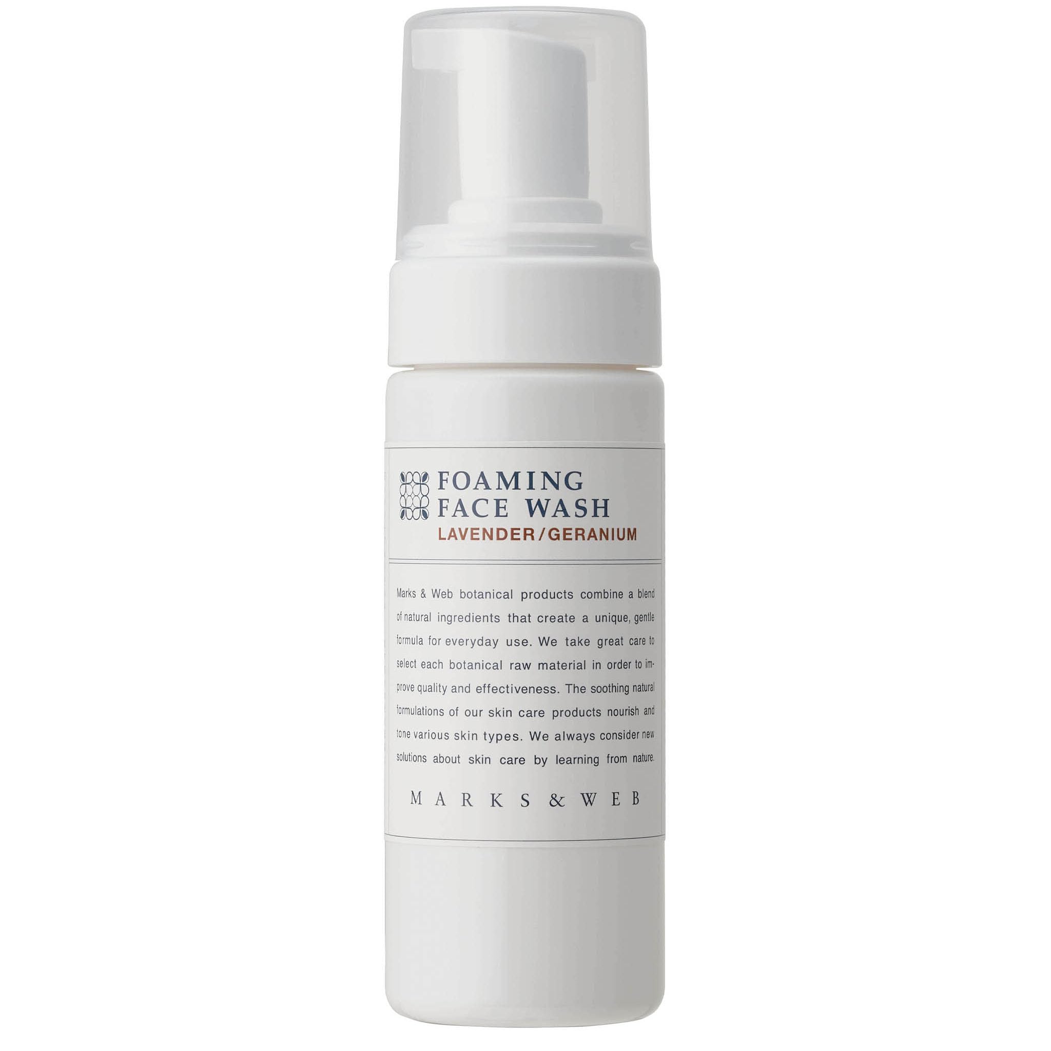 

Foaming Face Wash 150mL MARKS&WEB Lavender/Geranium