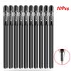 Zestaw 10 długopisów żelowych: Idealne Dla Studentów Egzaminy Artykuły Biurowe Pisanie Długopisy Żelowe CZARNE