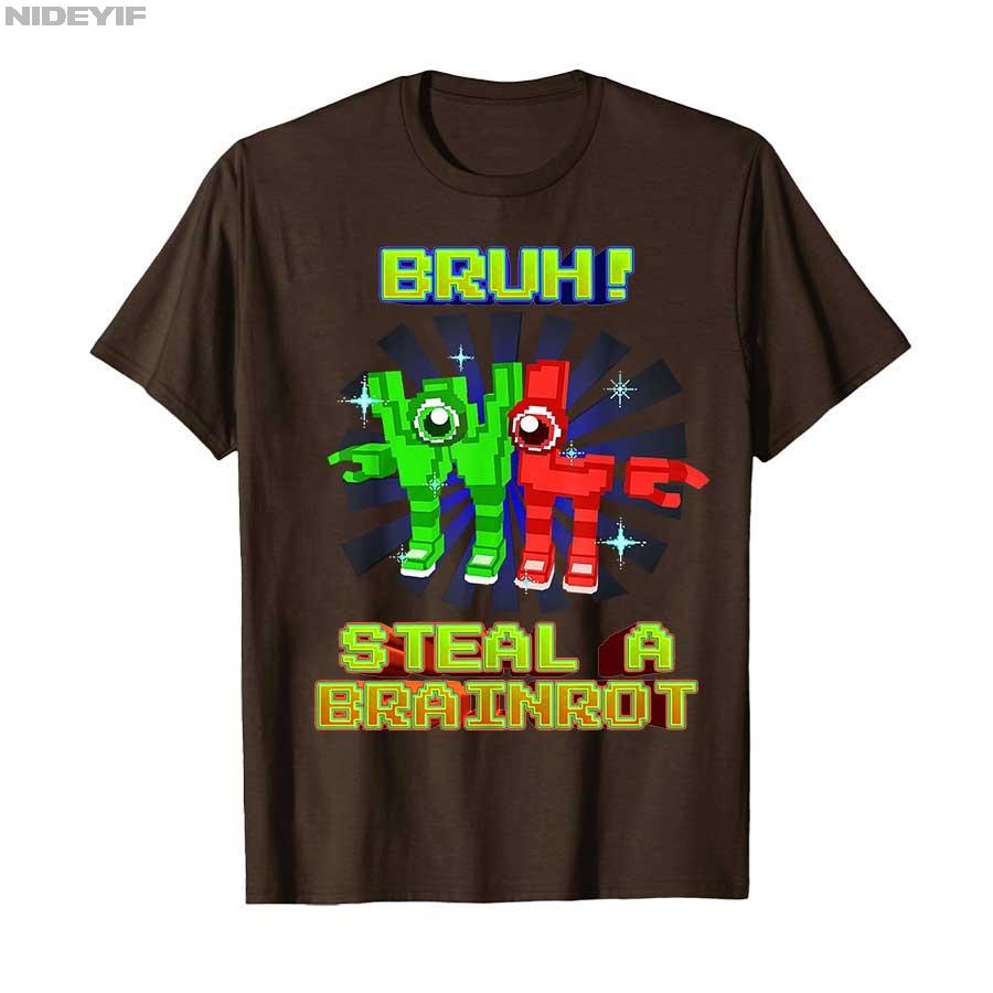 Bruh WL W or L Funny Brainrot for Boys Kids Teens T-shirt For Men Women 100% Cotton T Shirts Short Sleeve Tops 1124-1