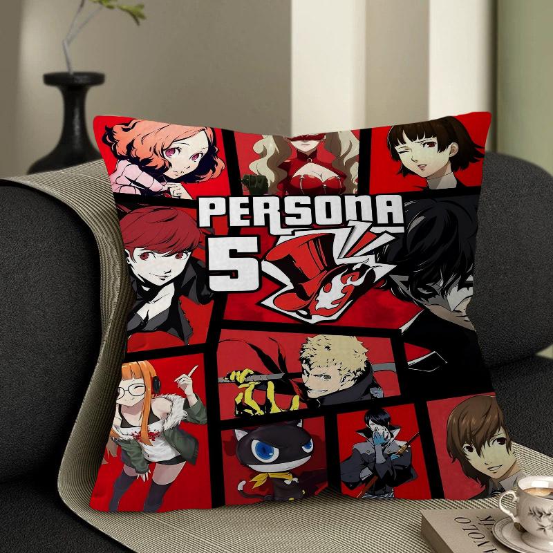 Persona 5 Gaming Pillow Cover Sofa Cushion Cover Home Room Decoration Children Gift