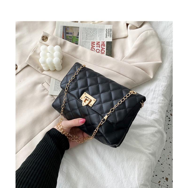 Fashionable and Versatile Women's Bag Korean Style Chain Bag New Embroidery Bag