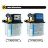 1L 2L Lubricant Pump Automatic Lubricating Oil Pump with Pressure Gauge CNC Electromagnetic Lubrication Pump Lubricator