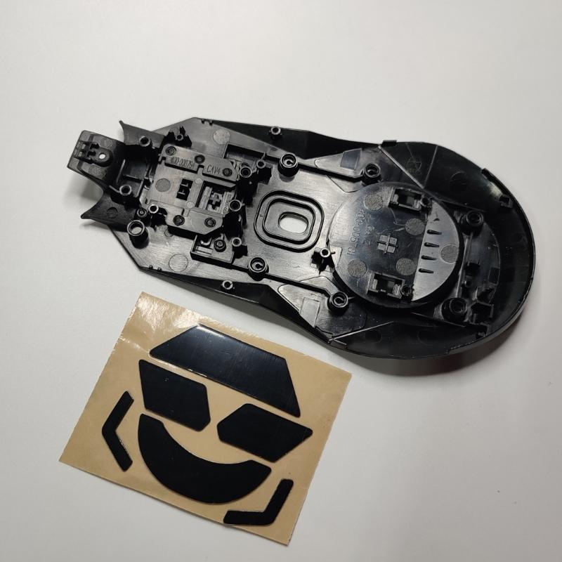 Wireless Mouse Bottom Cover Replacement Kit With High Precisions Molded Shell AntiWear Skates for G903