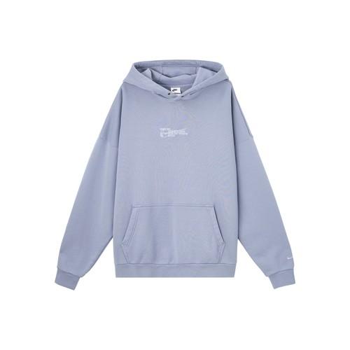 

Nike solid color simple and comfortable pullover long-sleeve sweatshirt for men L синий