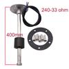 Car Boat Fuel Level Sensor for 0~190 Ohm 240-33 Ohm Fuel Level Gauge with 150 200 250 300 350 400 500 550mm Fuel Sending Unit