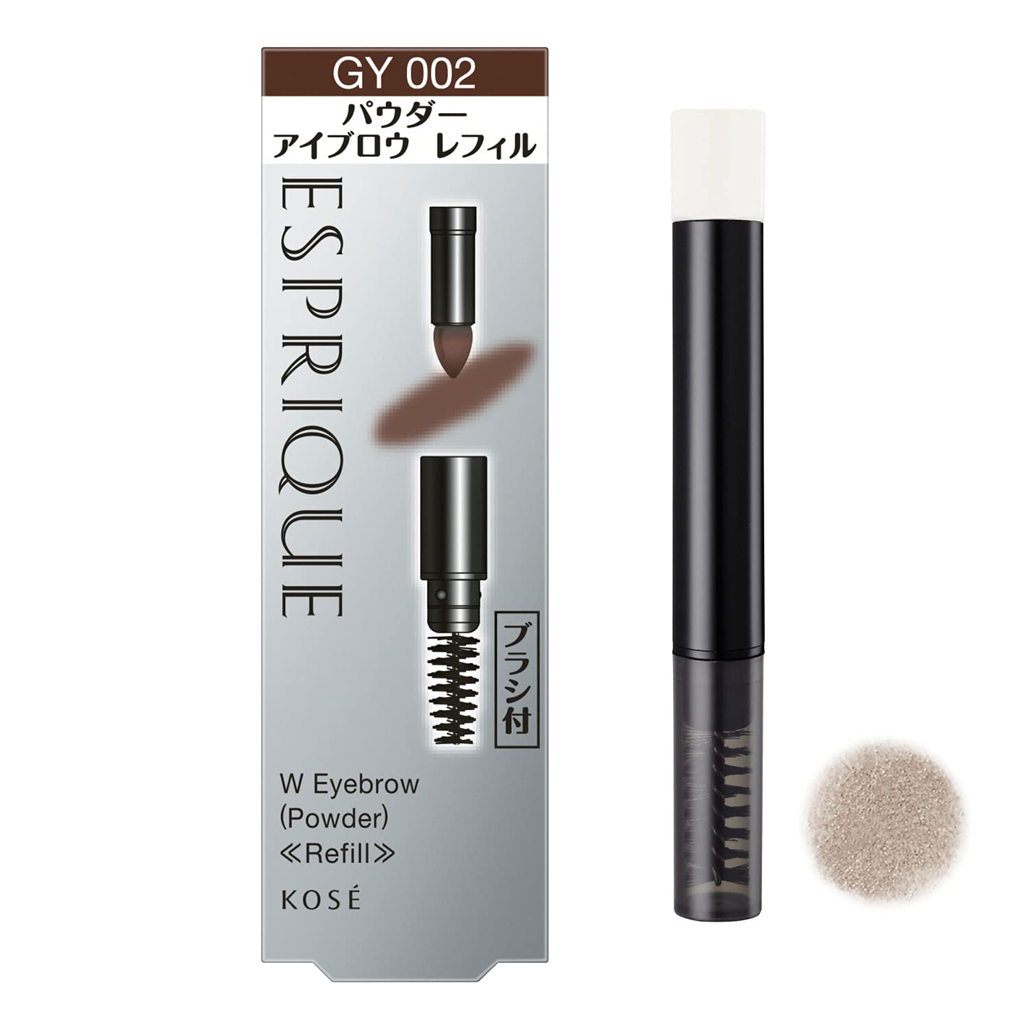 

ESPRIQUE W Eyebrow GY002 Gray (Powder) 0.4g