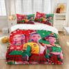 Set de lenjerie de pat KPop D-Demon Hunters Single Costum Halloween Set de lenjerie de pat - Seturi cu 2-3 piese plapumă/cuvertură/husă de plapumă, fețe de pernă