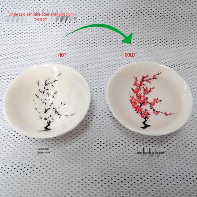 Caneca de Cerâmica Sakura que Muda de Cor Sensível à Temperatura
