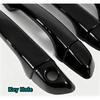For 2018- Hyundai Accent Glossy Black Edition Side Door Handle Covers Trims