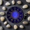 Metaphysical Message Board Mat Witchcraft Fortune Telling Altar Board Divinations Pendulum Board Round Dowsing Board