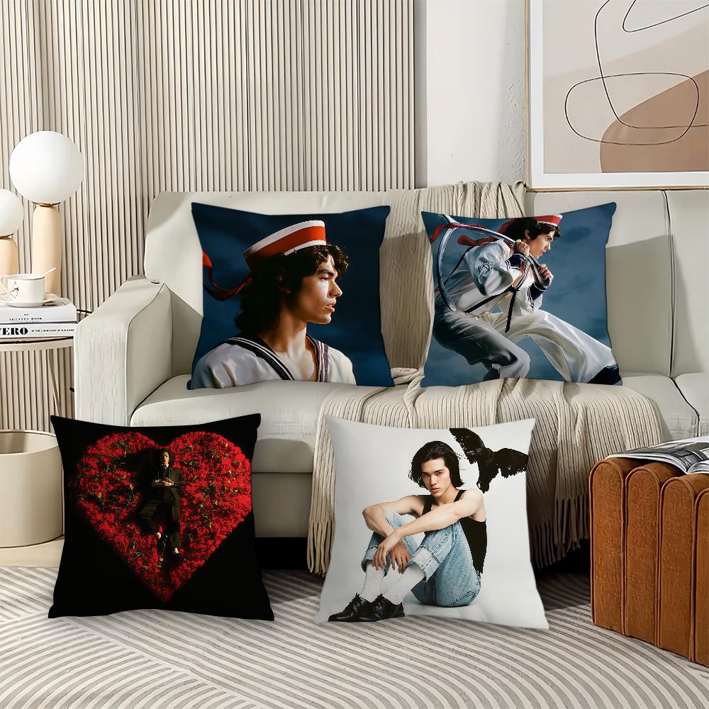 American Singer C-Conan G-Gray Pillow Case Office Cushions Suitable For Sofa Car Bedroom Decorative Cushion Cover