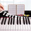 New Removable Piano Keyboard Stickers – 88/61 Key Note Labels For Beginners, Colorful Learning Guide With Letter Names