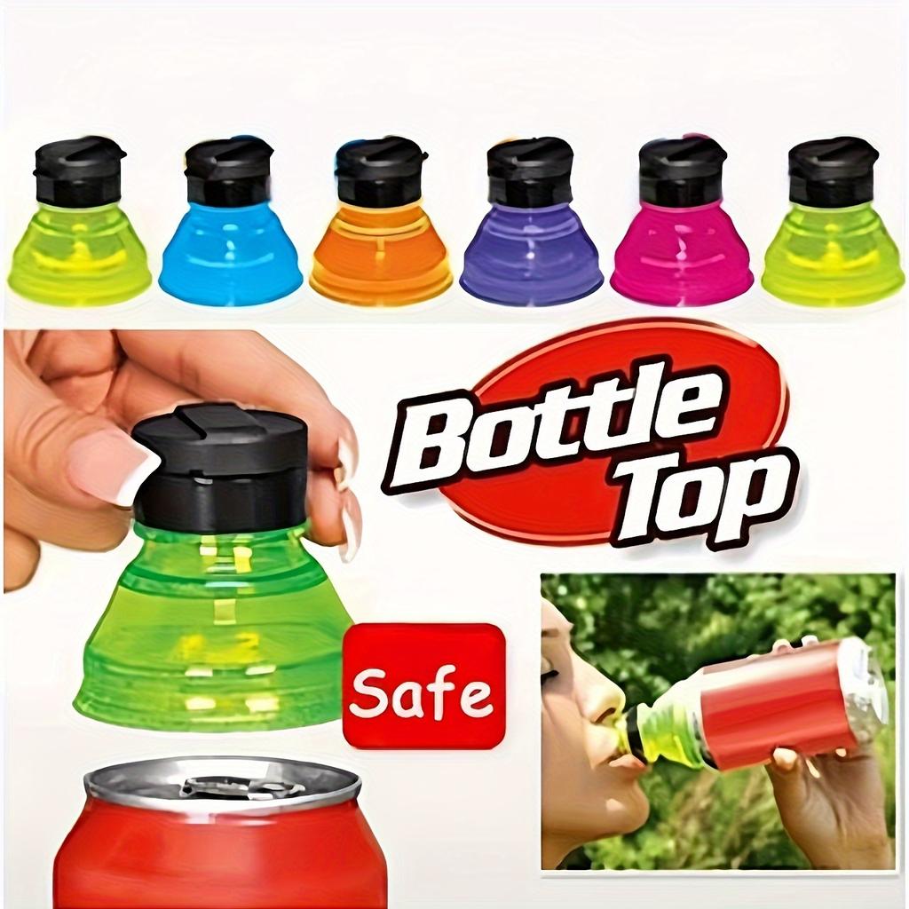 6Pcs Reusable Plastic Beer Water Dispenser Lid Protector Caps Cover Bottle Top Soda Saver Can Cap Fashion Accessories