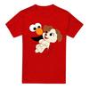 Sesame Street Unisex Adult Elmo & Tango Face Heather T-Shirt
