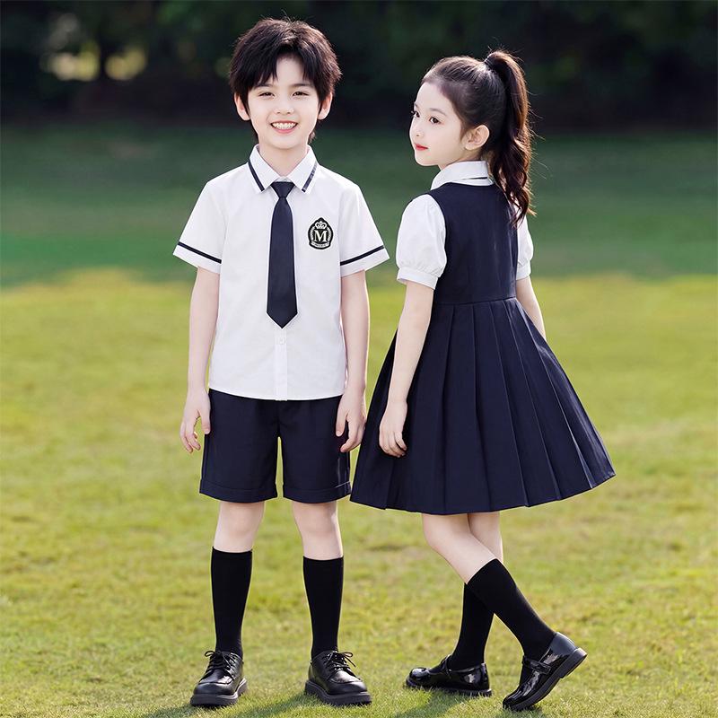 Britische Akademie Stil Kindergarten Sommeruniform Set für Abschlussfotos