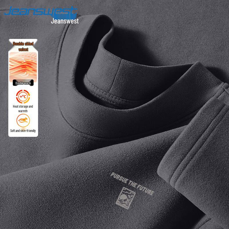 

Jeanswest Men s Heavyweight Brushed Thermal Long Sleeve T-Shirt 3XL