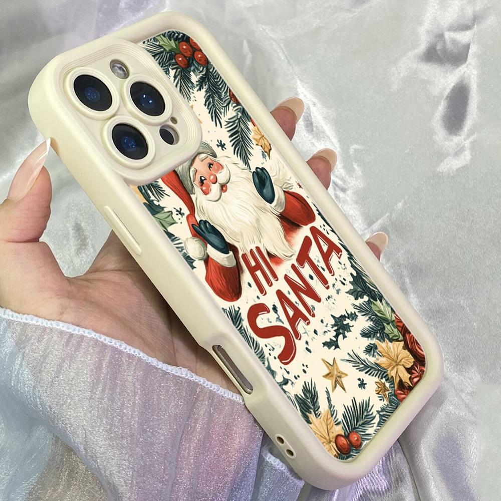 JT585 Xmas Christmas for iPhone 17 16 15 14 13 12 Pro Max Samsung S26 S25 Ultra A17 A07 A56 A16 A15 A14 A13 A06 A05 Xiaomi 15T Redmi 15c 14C Soft Case