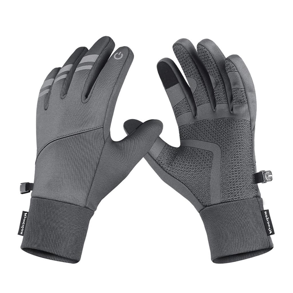 Winter Warm Cycling Gloves Touch Screen Waterproof Windproof Reflective Ski Riding Gloves