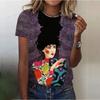 Printed Women's T-shirt Fashionable New Summer Street Short Sleeved Shirt