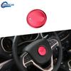 Red Steering Wheel Center Cover Decor Trim For Jeep Wrangler/ Compass/Renegade
