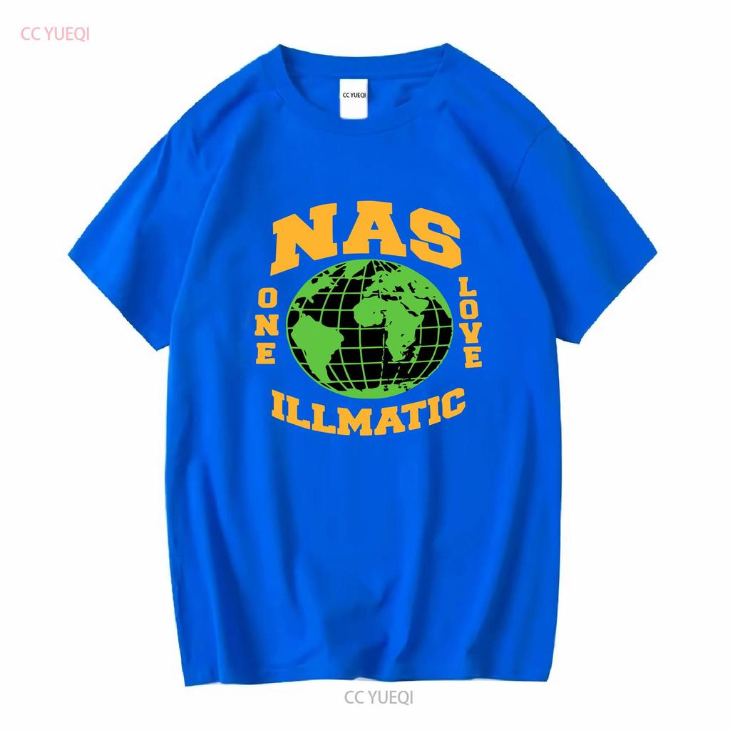 Limited Nas Illmatic Retro Hip Hop Streetwear Heavy Cotton T Shirt long or short sleeves vintage Washed Breathable Versatile