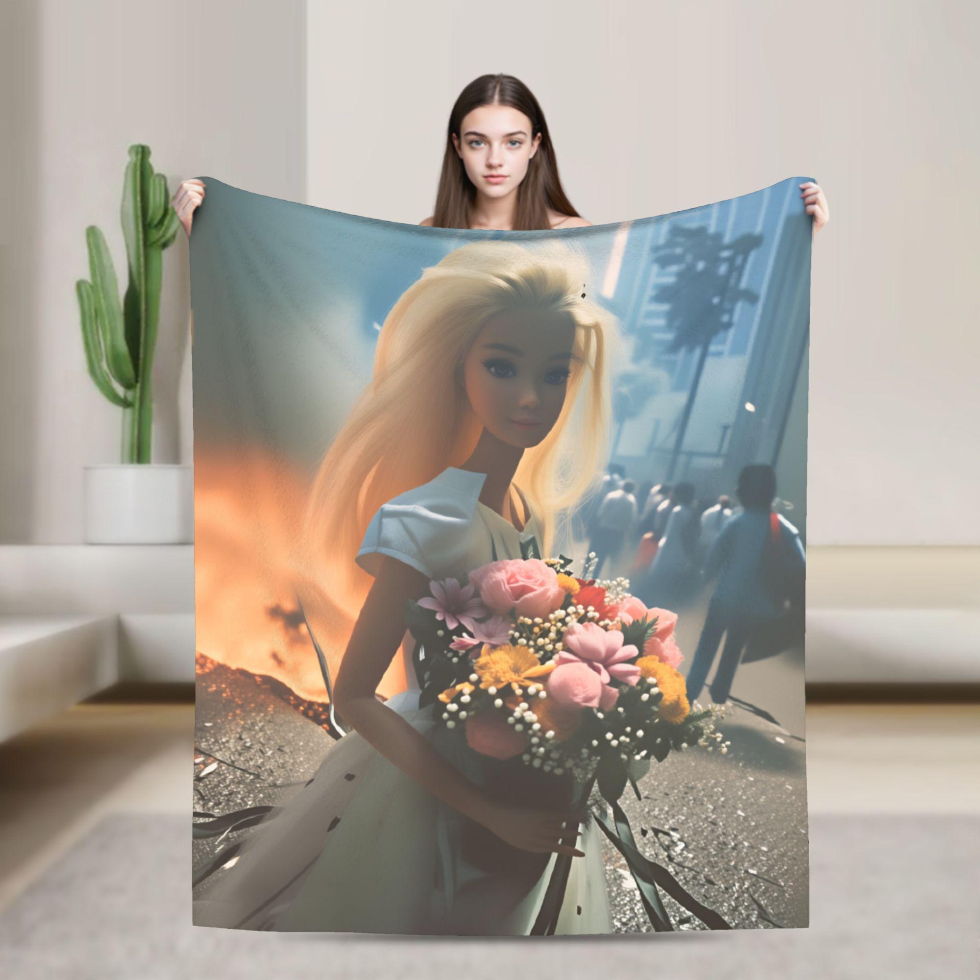 

Funny Disgusting Doll face Meme Hilarious Sarcastic blankets Super Soft Novelty Plush Throw blanket Couch Bed Flannel Bedspread 100x150cm