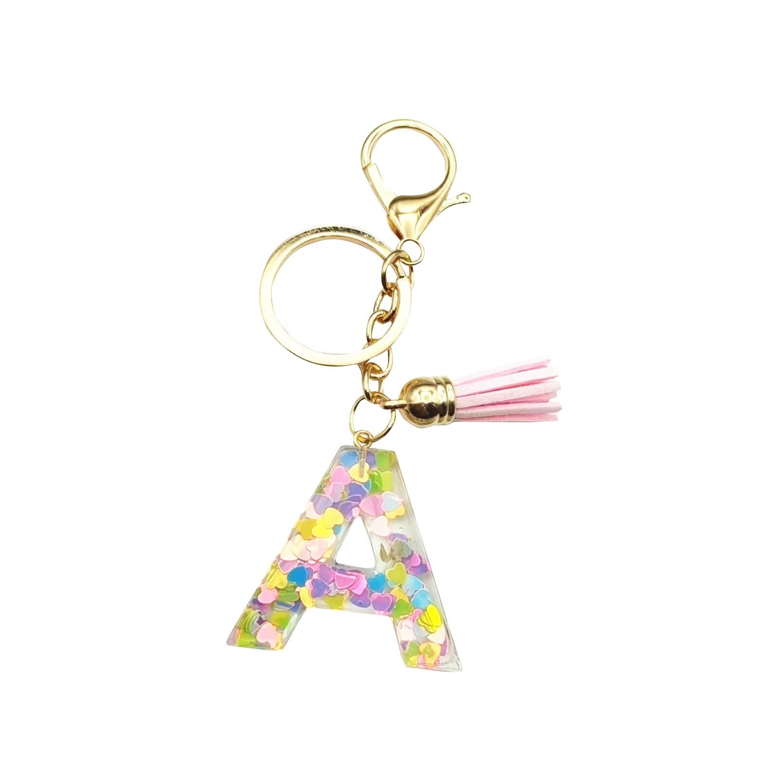 

Брелок для ключей Аксессуары для сумок Милые аксессуары Брелок для ключей Женские инициалы Брелок для ключей Женская подвеска для сумки One Size