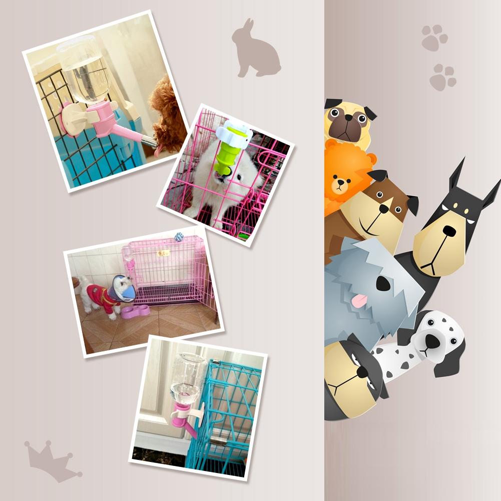 Dog Cat Water Dispenser Nozzle Drinker Home Indoor Supply Drinking Fountain Feeder (Purple)