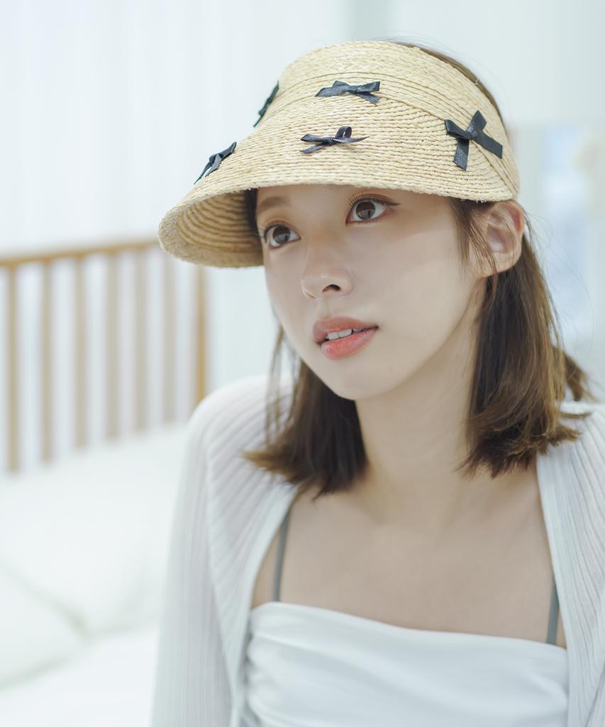 Sodamon Mimin Haute Ribbon Sun Cap 2 Colors