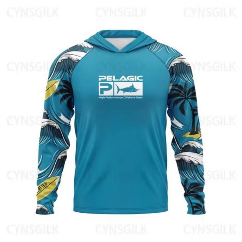 

PELAGIC Худі Рибальський Костюм Легкий Сонцезахисний UPF 50 Luya XS