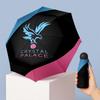 Crystal Palace Football Pattern Printed Mini 5 Folds 8 Ribs Compact Umbrella Windproof Waterproof Lightweight Portable Folding